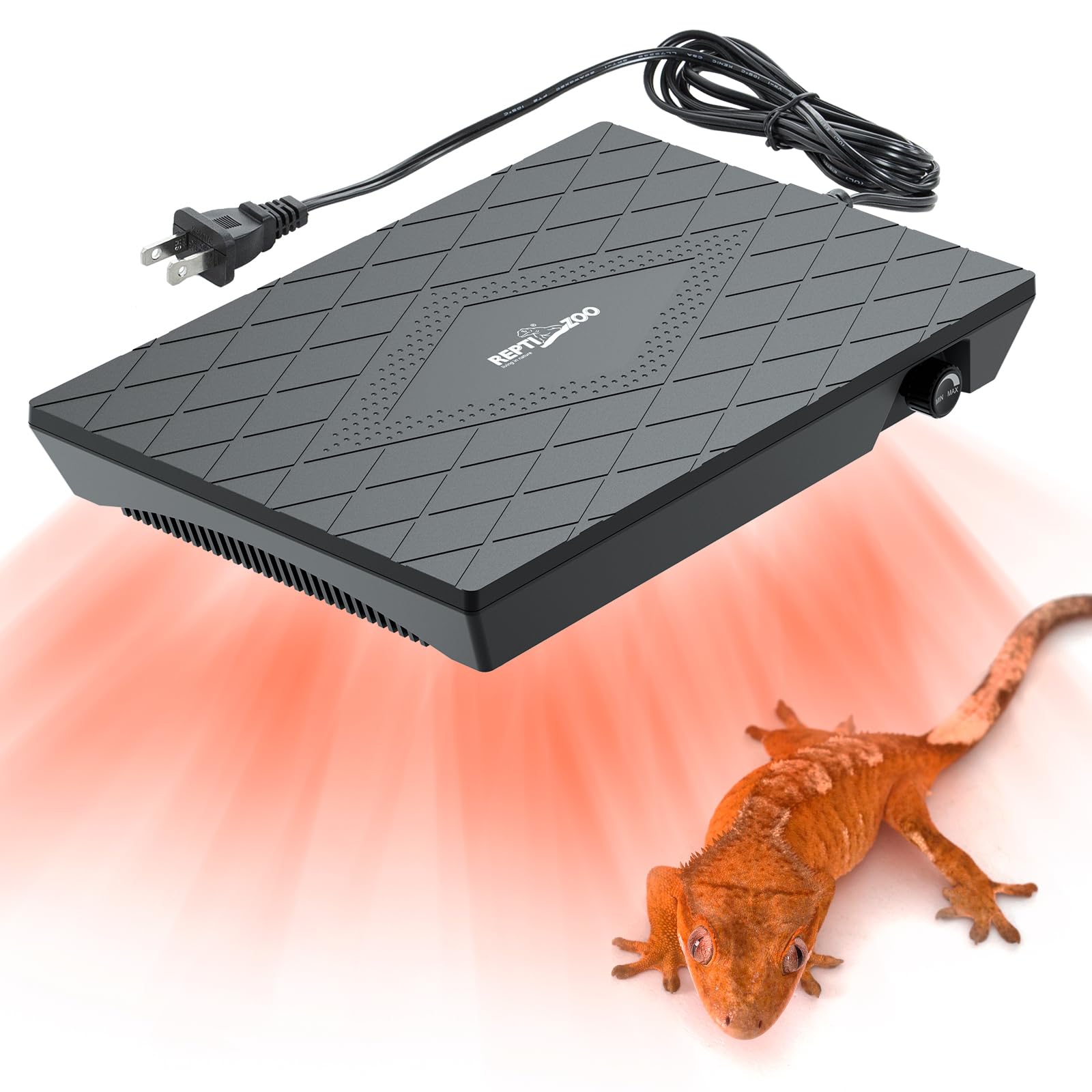 REPTI ZOO heat panel wide heating area for even warmth in terrarium