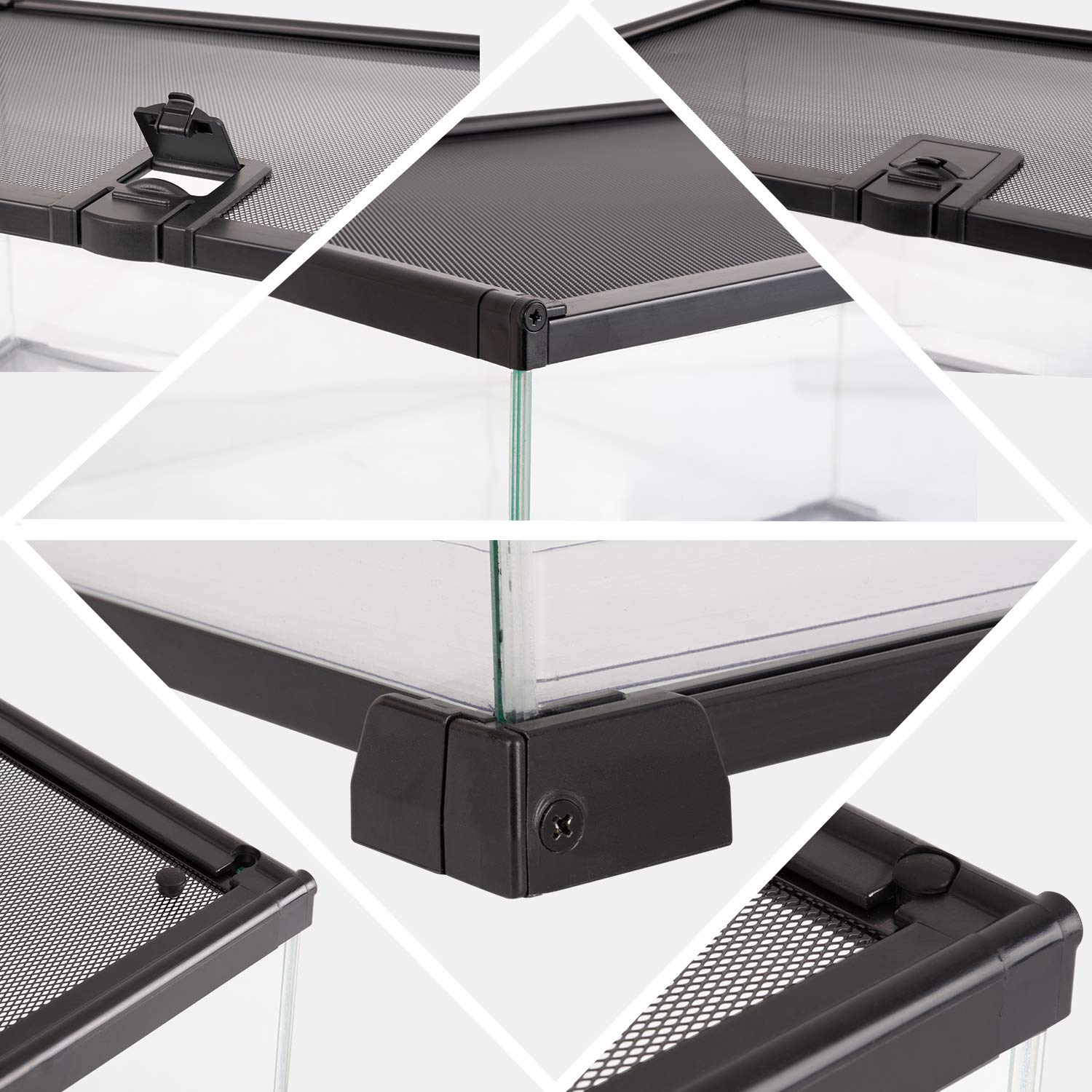 REPTI ZOO lift and pull sliding top for smooth access