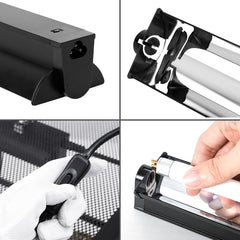REPTI ZOO electronic ballast enables rapid lamp start and efficiency