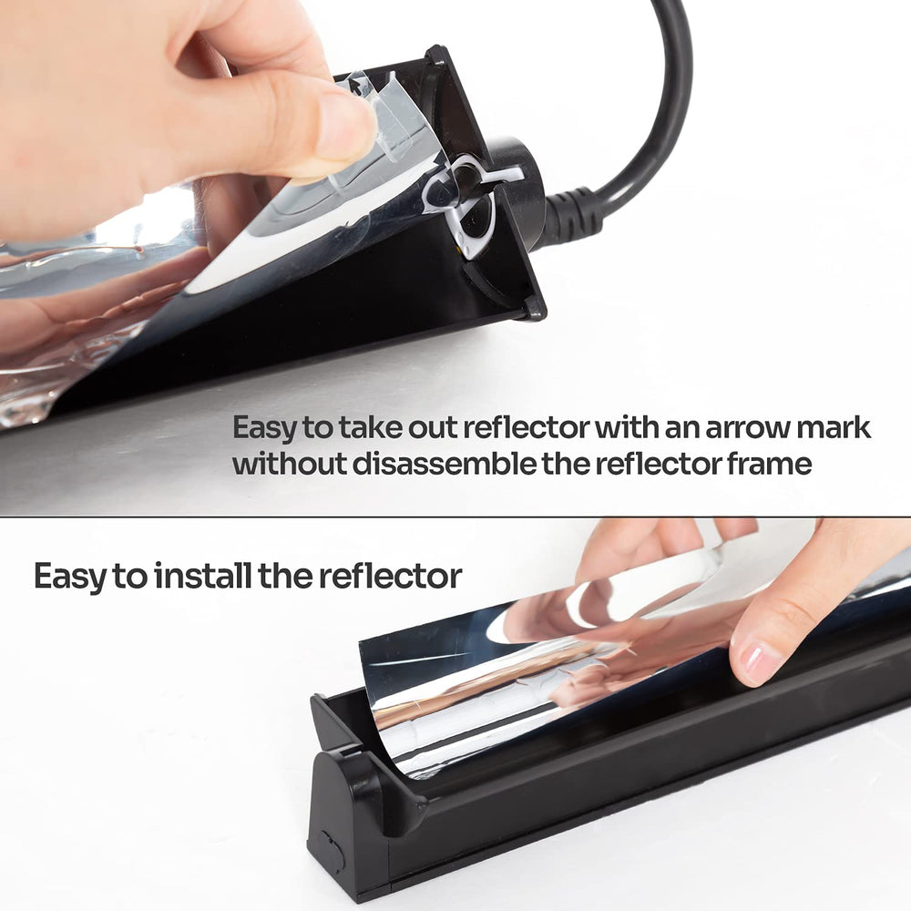REPTI ZOO removable power cable with on/off switch for easy control
