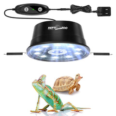 REPTI ZOO UVB light dimming over tank supports daylight simulation for reptiles