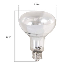REPTI ZOO UVB/UVA light highlights UV exposure for basking