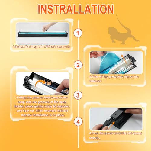 REPTIDLDB uvb-5-0 for tropical species supports safe habitat lighting