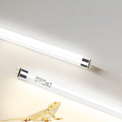 REPTIDLDB 2-pack T5 HO UVB bulbs ready for reptile tanks and habitats