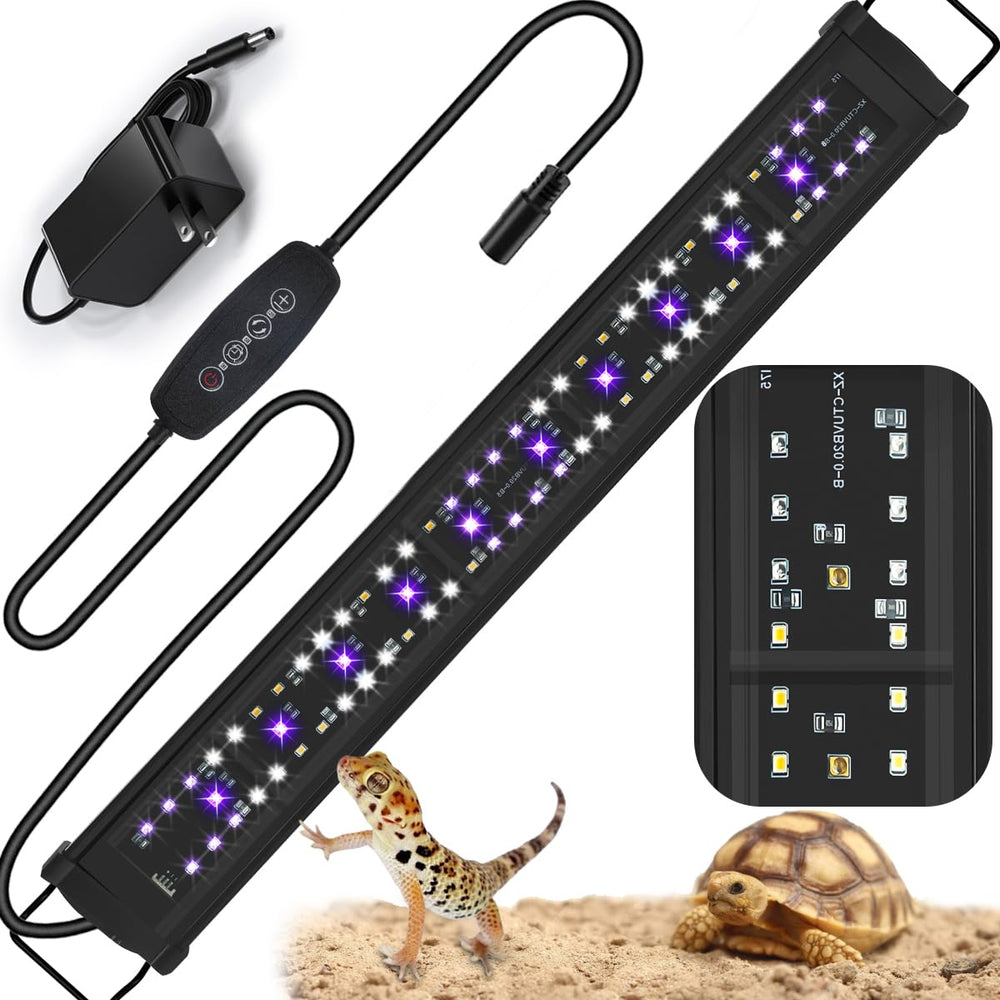 REPTIDLDB UVB light with long life up to 13000 hours reduces maintenance
