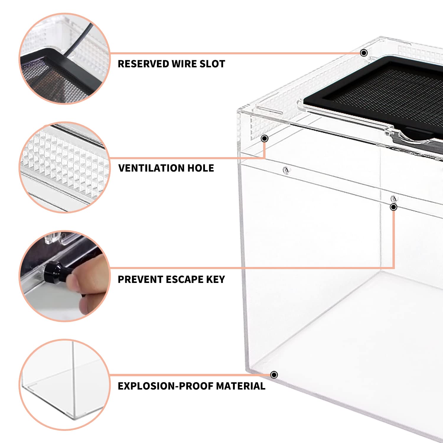 Reptile Growth explosion-proof-pc-base provides durable, distortion-free viewing for long-term safety
