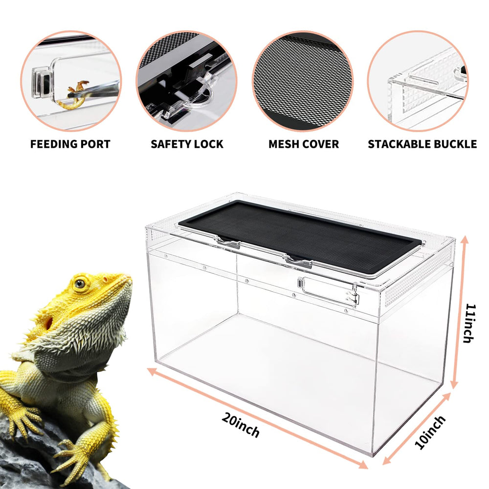 Reptile Growth feeding-port-design supports easy feeding with escape prevention