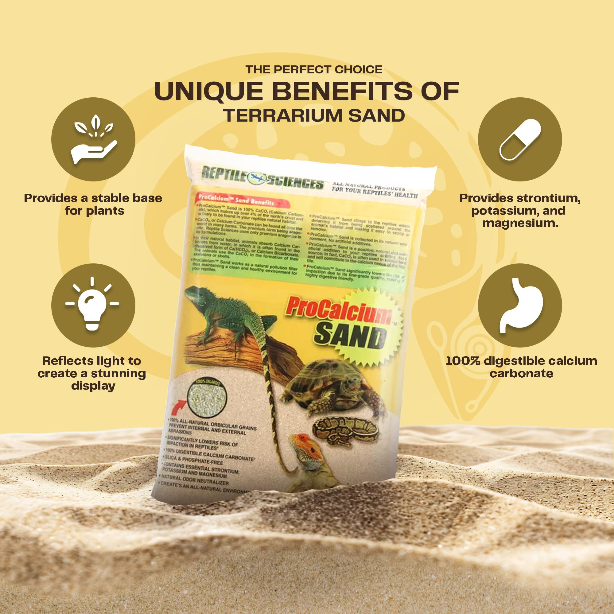 Reptile Sciences Sedona Sand easy-maintenance substrate for enclosures