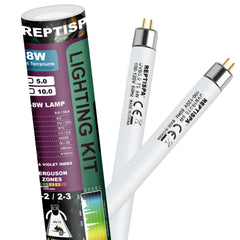 Reptispa UVB light 5.0 bulb for reptile basking and balanced UVB.