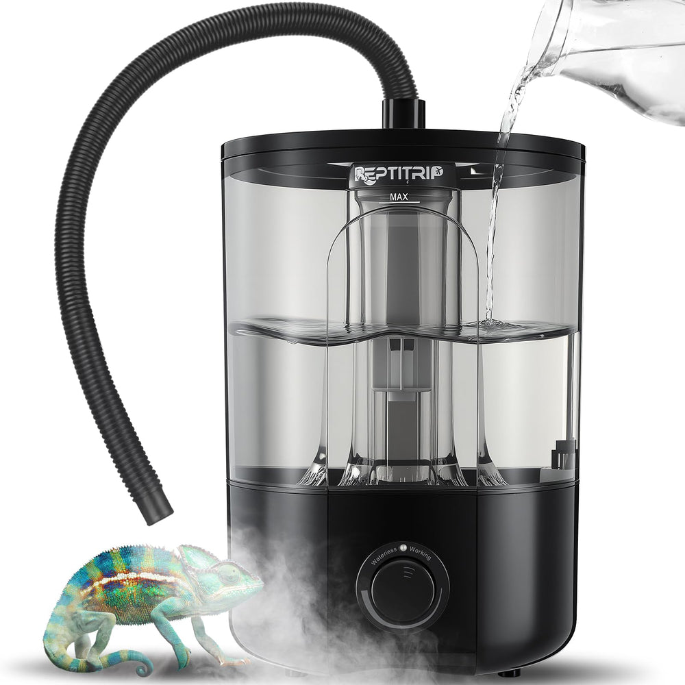 REPTITRIP 1 gallon humidifier front angle view for compact terrarium humidity