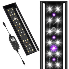 REPTITRIP 8inch LED UVB light provides stable UV exposure for basking reptiles