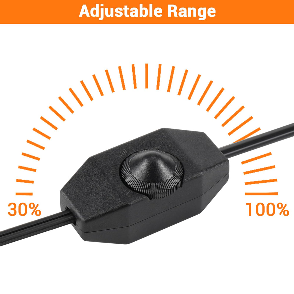 REPTITRIP maximum output 200W suitable for moderate heating needs in reptile habitats.
