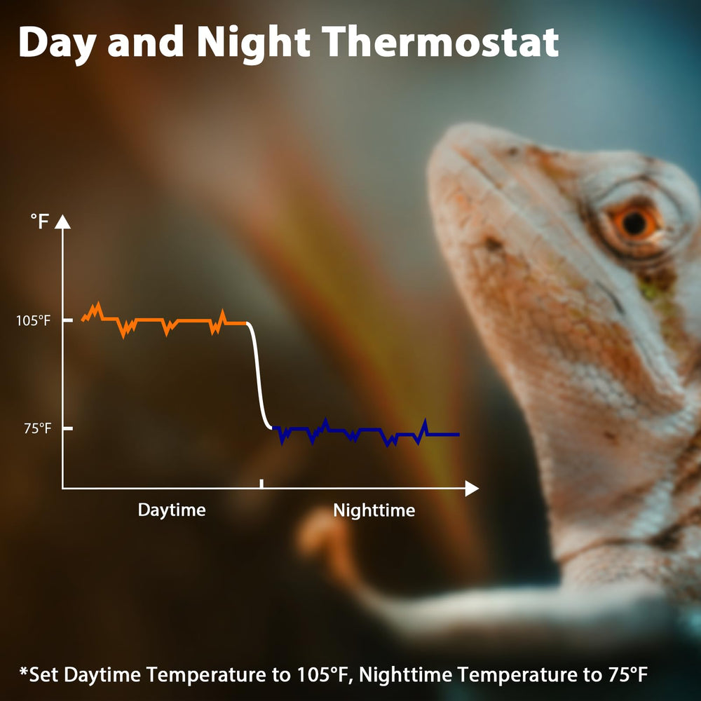 REPTITRIP red high-temp warning sticker signals elevated surface temperatures.