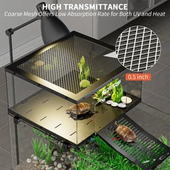 REPTITRIP Turtle Basking Platform non-slip surface aids confident climbs