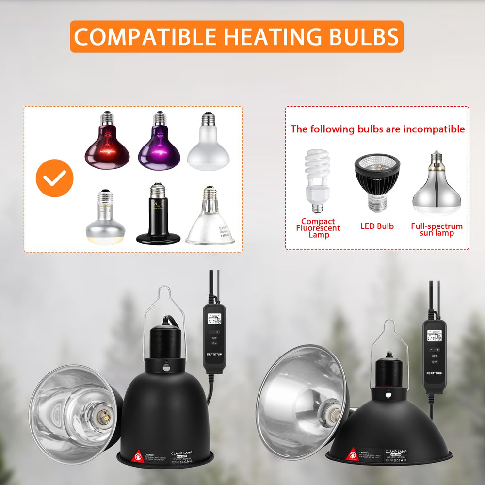 REPTITRIP UVB-heat compatibility image suggests reliable heating for reptiles.