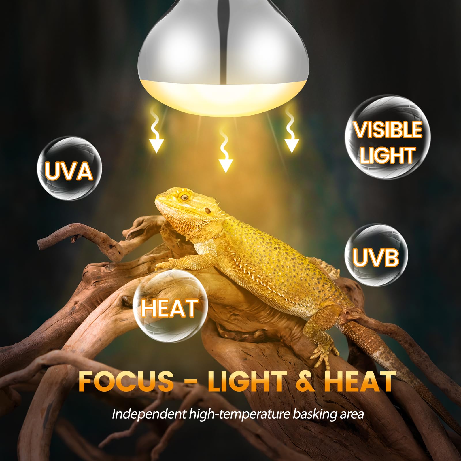 REPTITRIP vented design promotes quick heat dissipation to protect bulbs