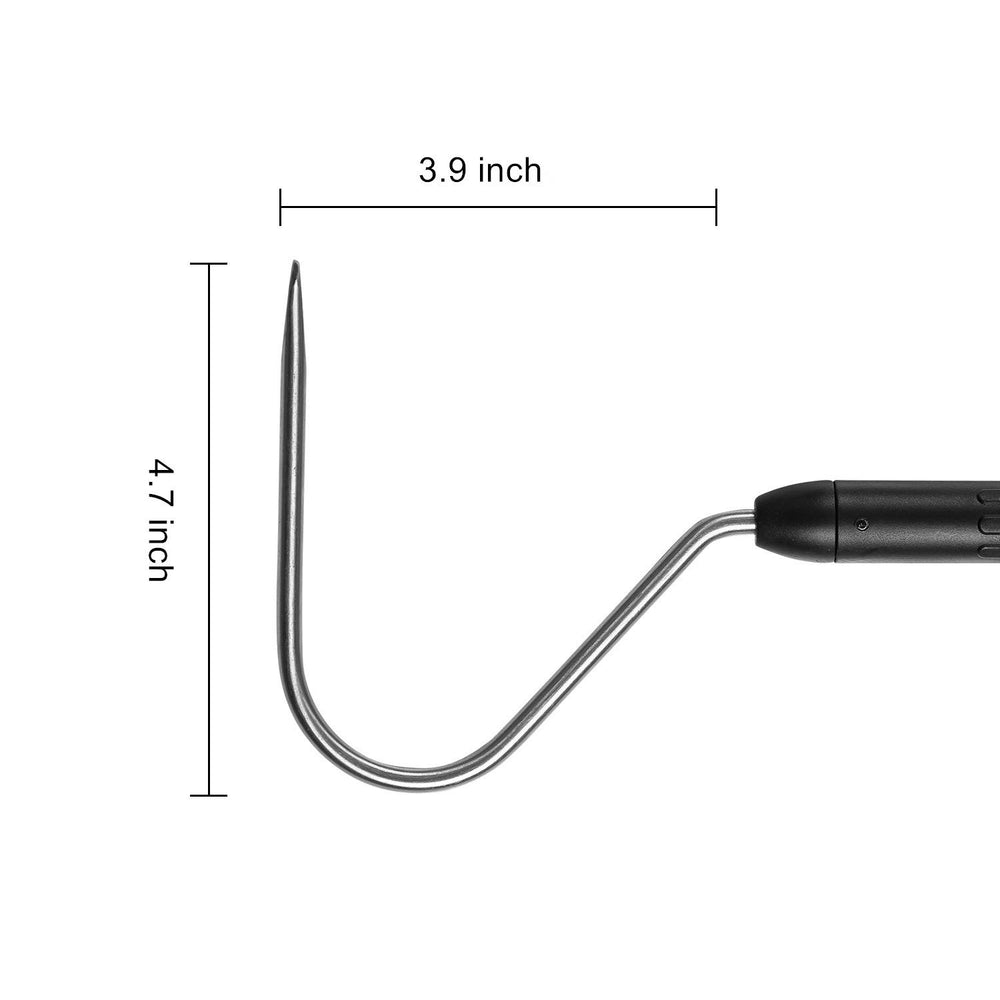 REPTIZOO aluminum alloy handle offers lightweight, durable performance.