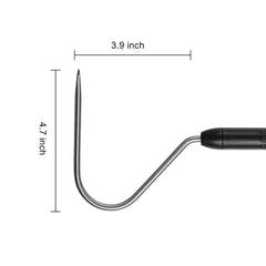REPTIZOO aluminum alloy handle offers lightweight, durable performance.