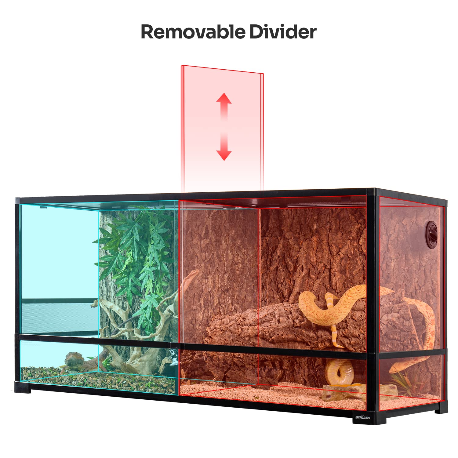 REPTIZOO knock-down assembly demonstrates quick setup