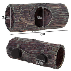 REPTIZOO resin hide with smooth edges, safe for pets