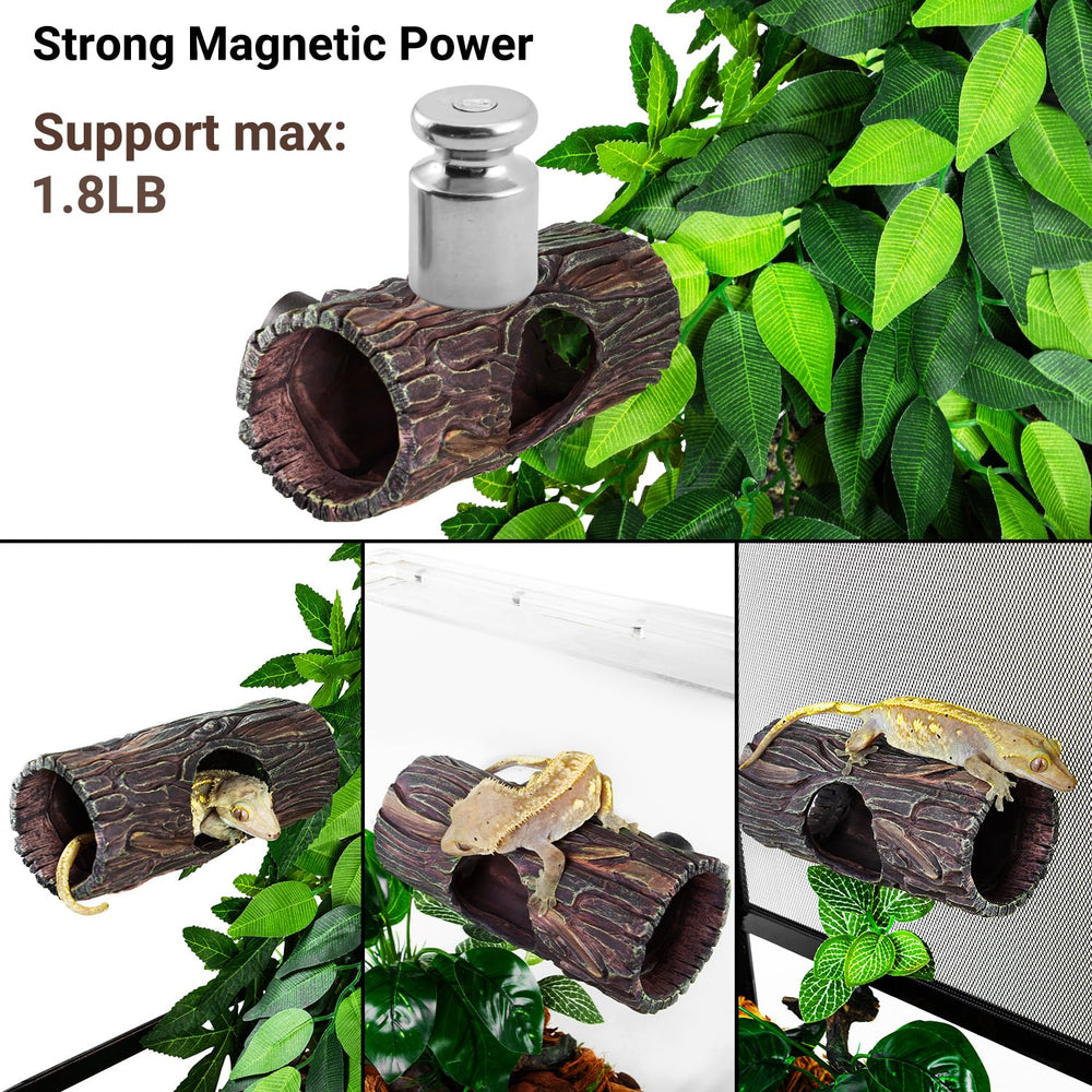 REPTIZOO terrarium decor blends with habitat while providing enrichment