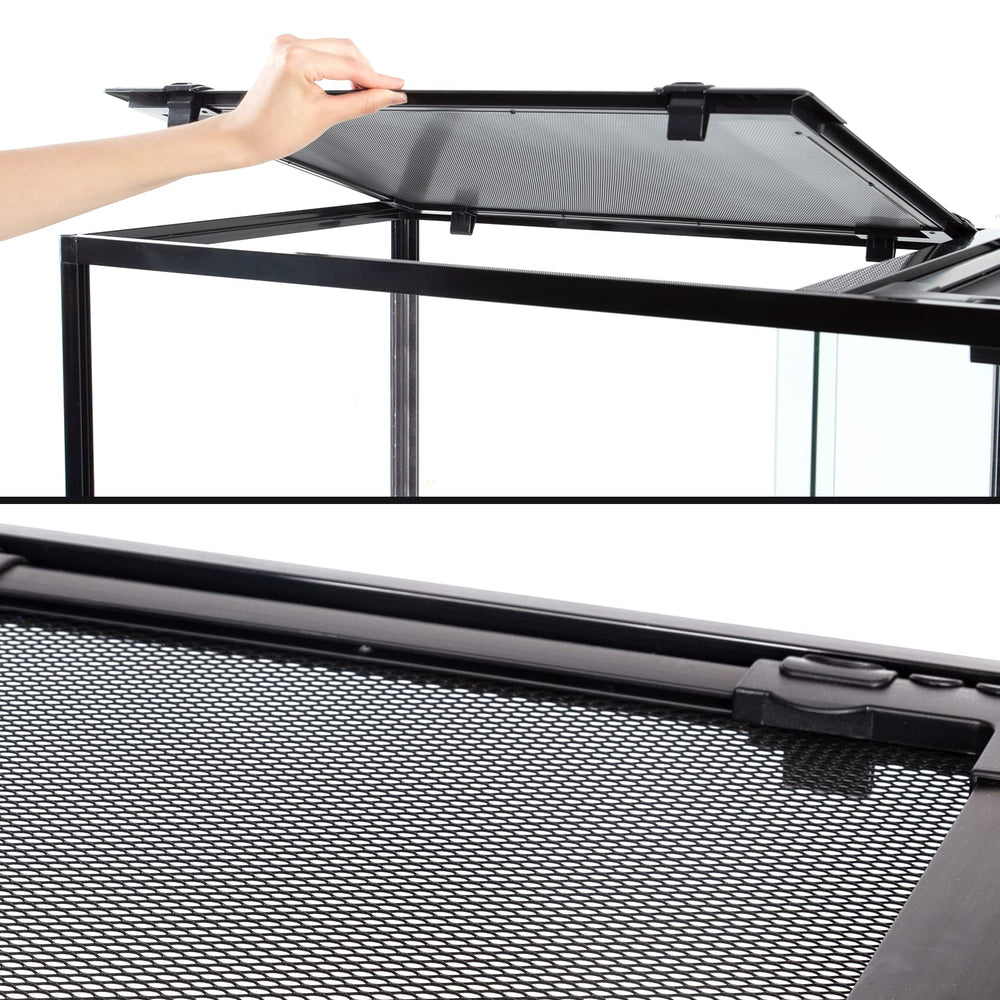 REPTIZOO side window ventilation promotes air exchange