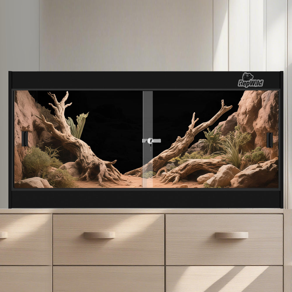 REPWILD 4x2x2 enclosure dimension-options shows versatile sizes to fit different reptiles and spaces.