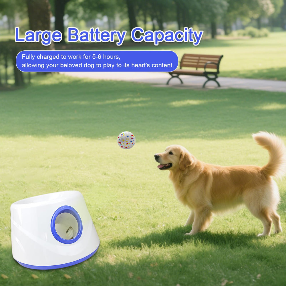 RERBIO ball launcher USB charging for convenient power