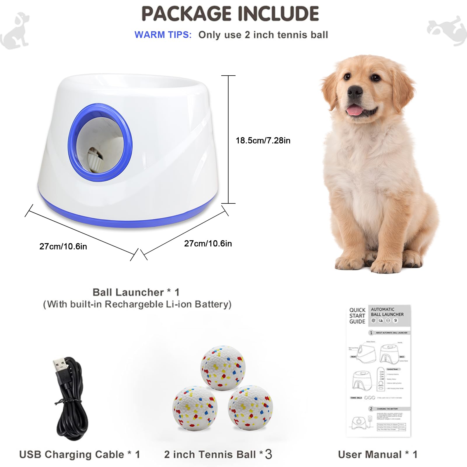 RERBIO 2.3-inch TPU balls set for safe durable play