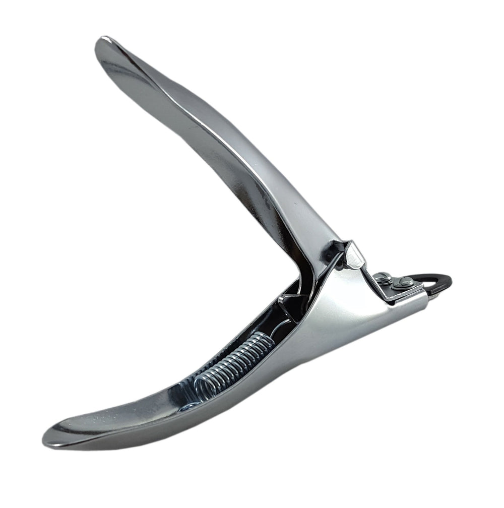 Resco Original Deluxe dog nail trimmer held for precise, clean cuts.