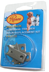Resco Pro Pack blades for guillotine trimmers deliver clean, precise pet nail cuts.