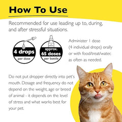 RESCUE bottle label closeup with Bach flower essences for pets.