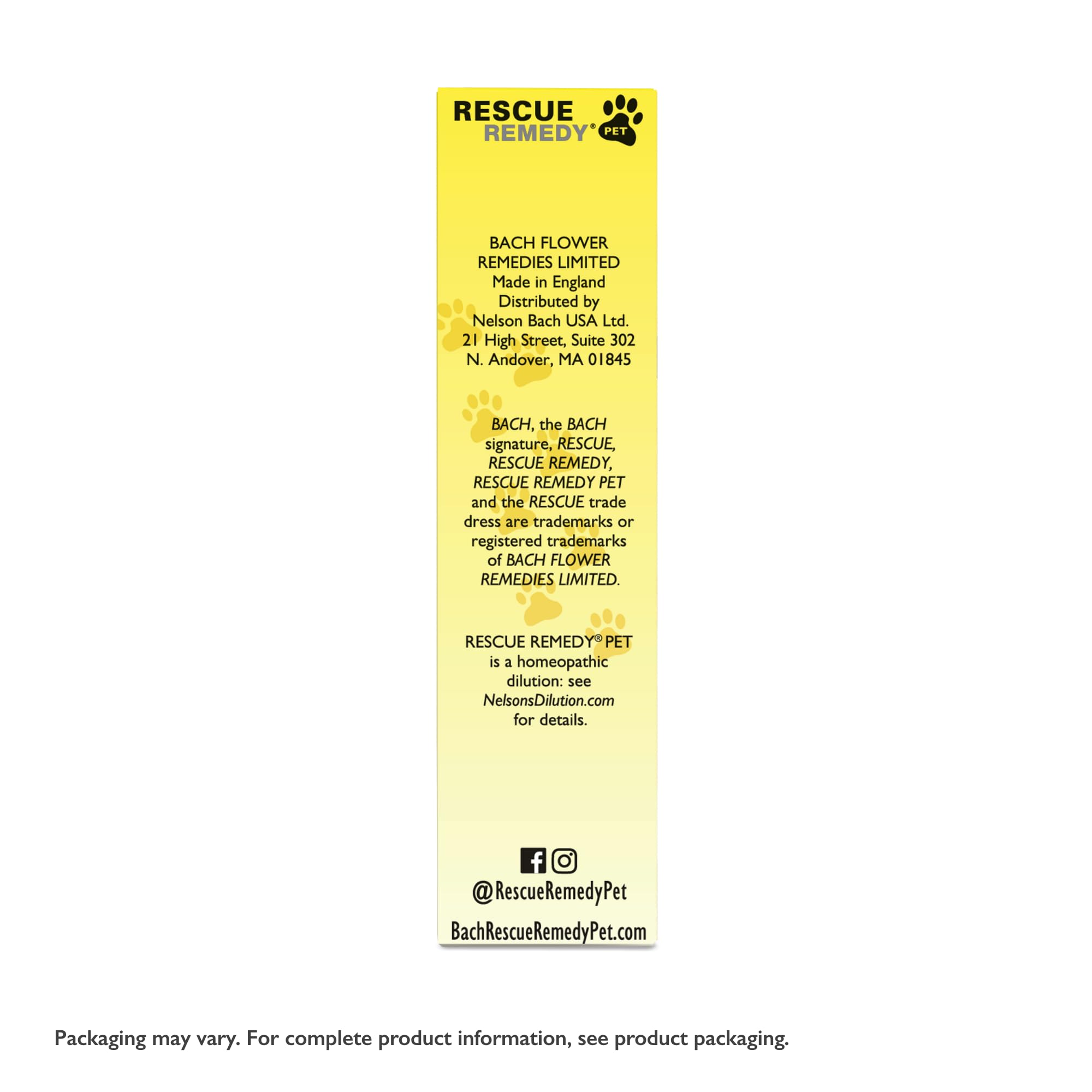 RESCUE Remedy Pet Dropper vegan and alcohol-free option for pets.