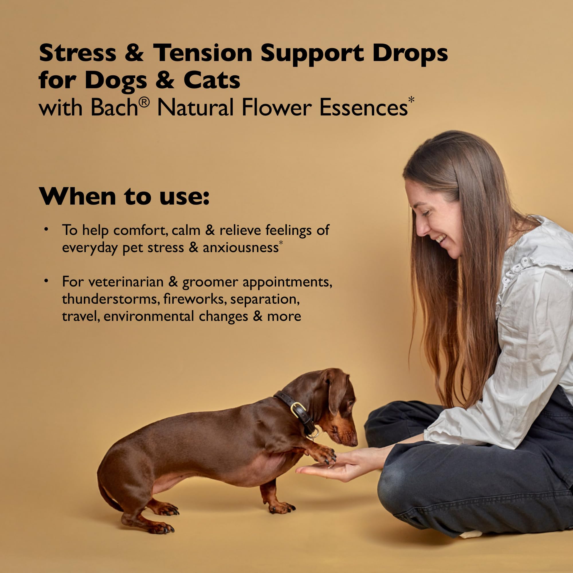 RESCUE Remedy Pet Dropper bottle side view shows pack of 3 for convenience