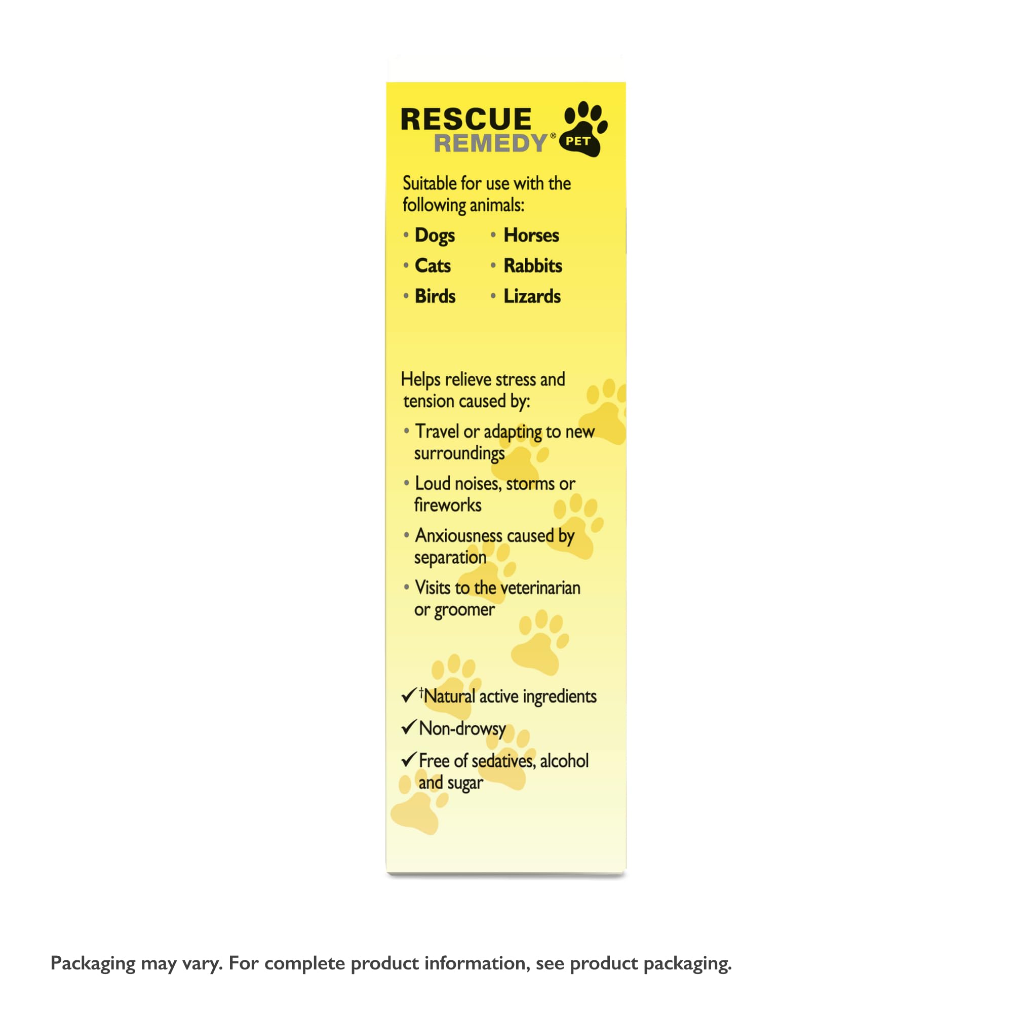 RESCUE Rescue Remedy Pet Dropper non-alcohol vegan-friendly formulation.