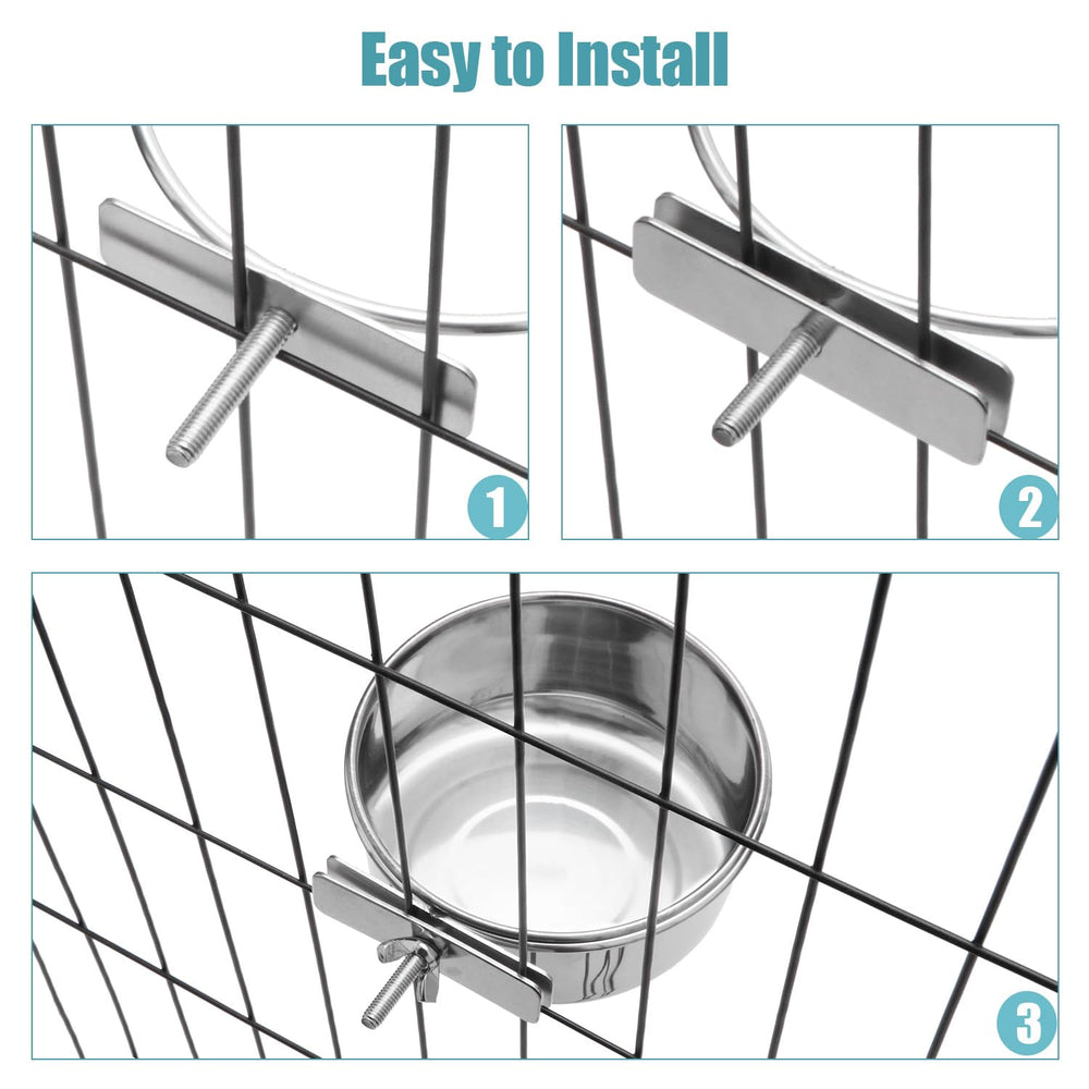 Reshiho compact two-piece set ideal for cages and carriers.