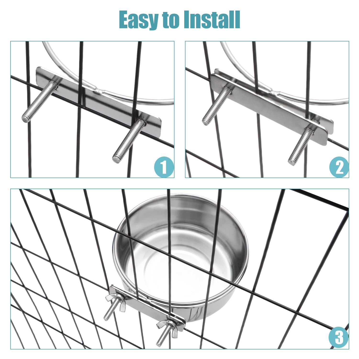 Reshiho durable cage feeder supports spill-free feeding.