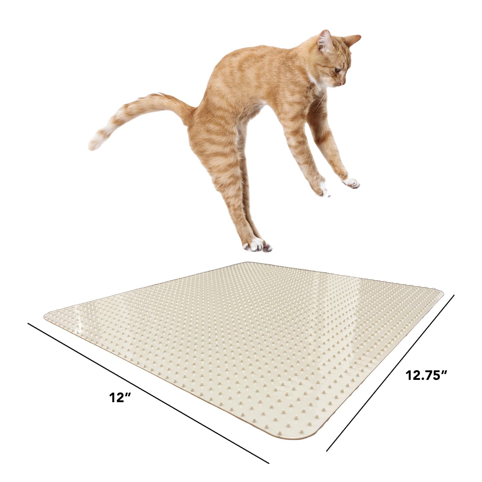 RESILIA beige tile closeup shows scratch-proof, waterproof surface ideal for busy kitchens.