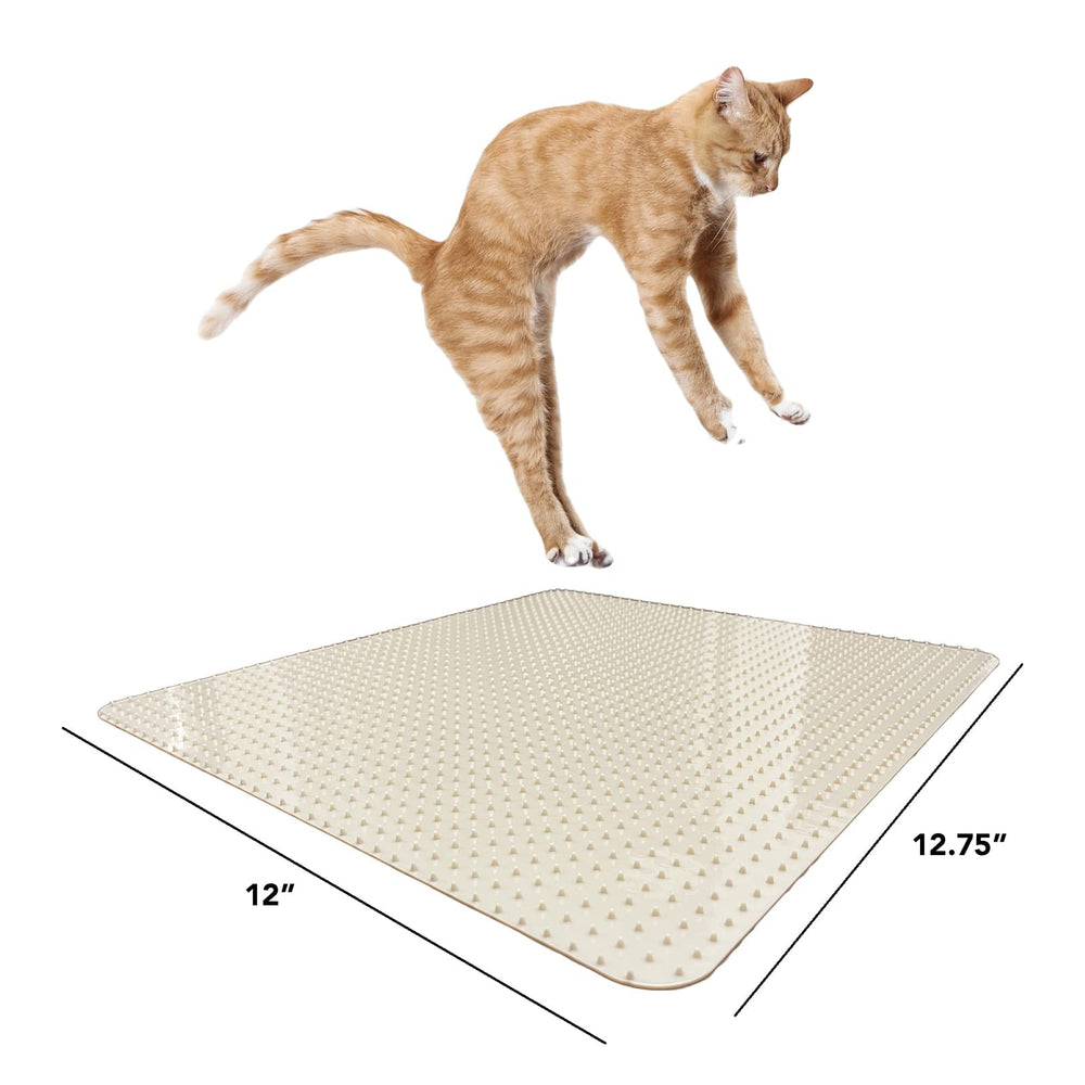 RESILIA beige tile closeup shows scratch-proof, waterproof surface ideal for busy kitchens.