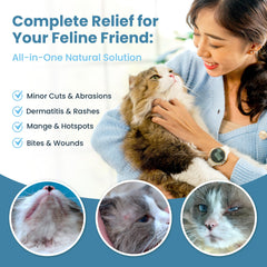 ResQ Organics Cat Paw Balm ingredients: Manuka honey, aloe, vitamin E for skin support.