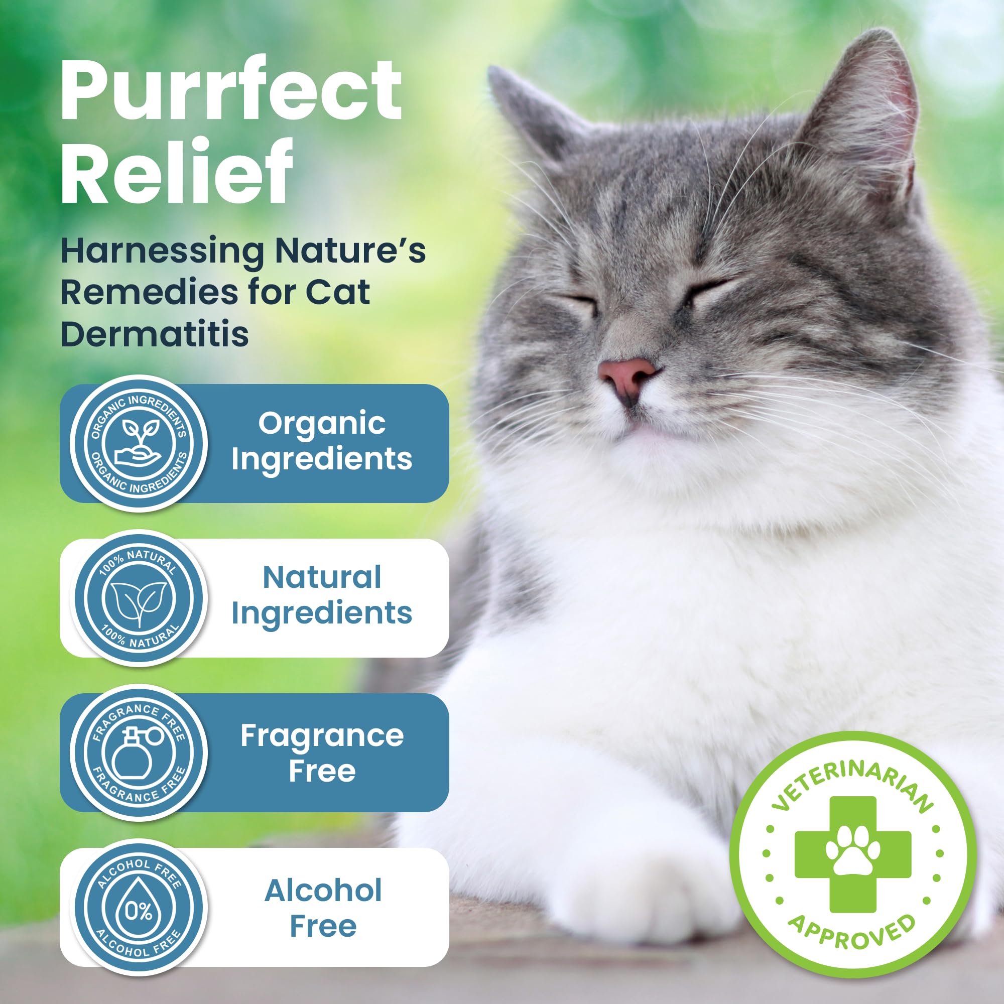 ResQ Organics Cat Paw Balm jar closeup highlighting Manuka honey and aloe ingredients.