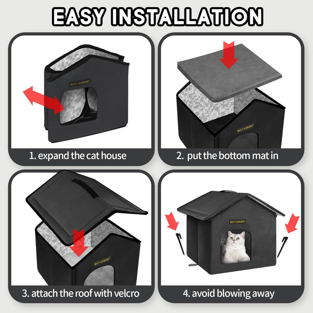 Rest-Eazzzy weatherproof canopy detail illustrating rain and wind resistance.