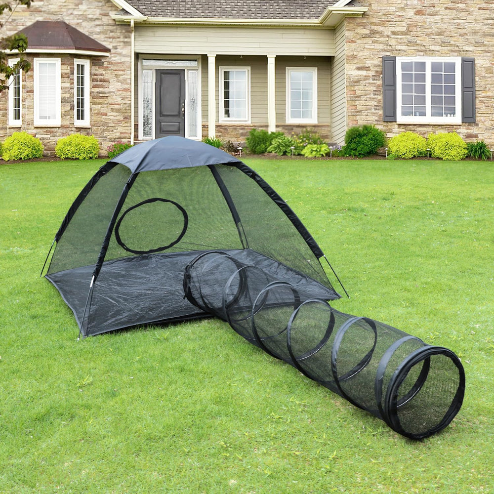 Rest-Eazzzy cat tent camping use on outdoor adventures