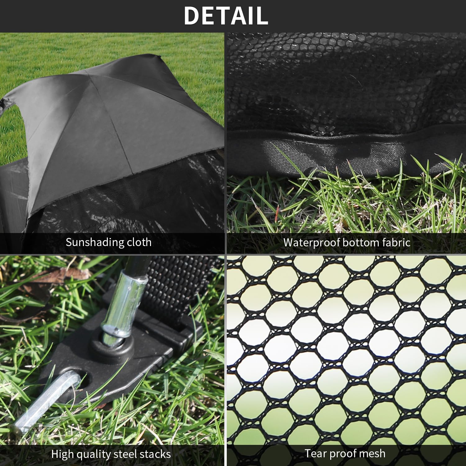 Rest-Eazzzy cat tent mosquito shade protects pets outdoors