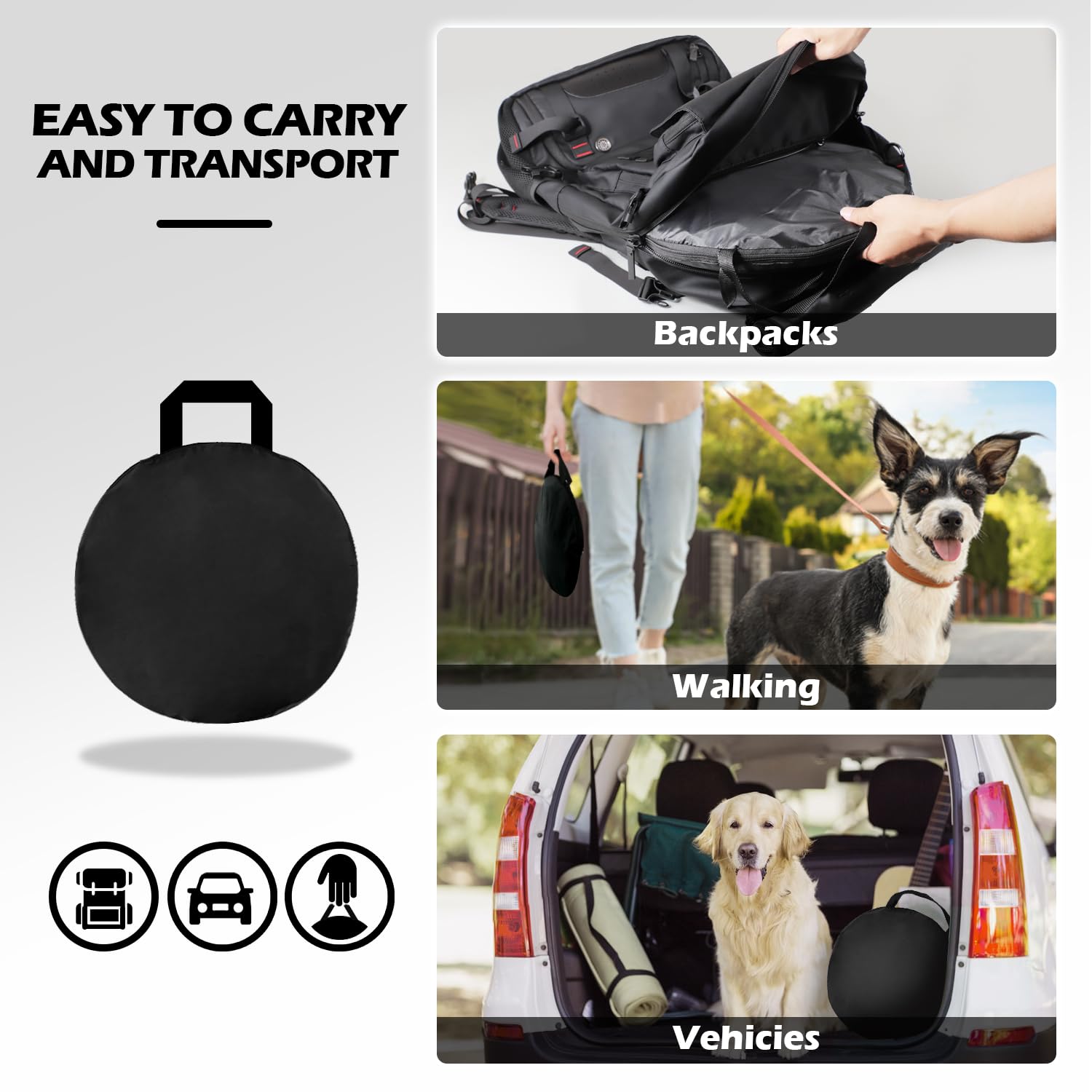 Rest-Eazzzy cat tent outdoor foldable-design compact for simple transport.