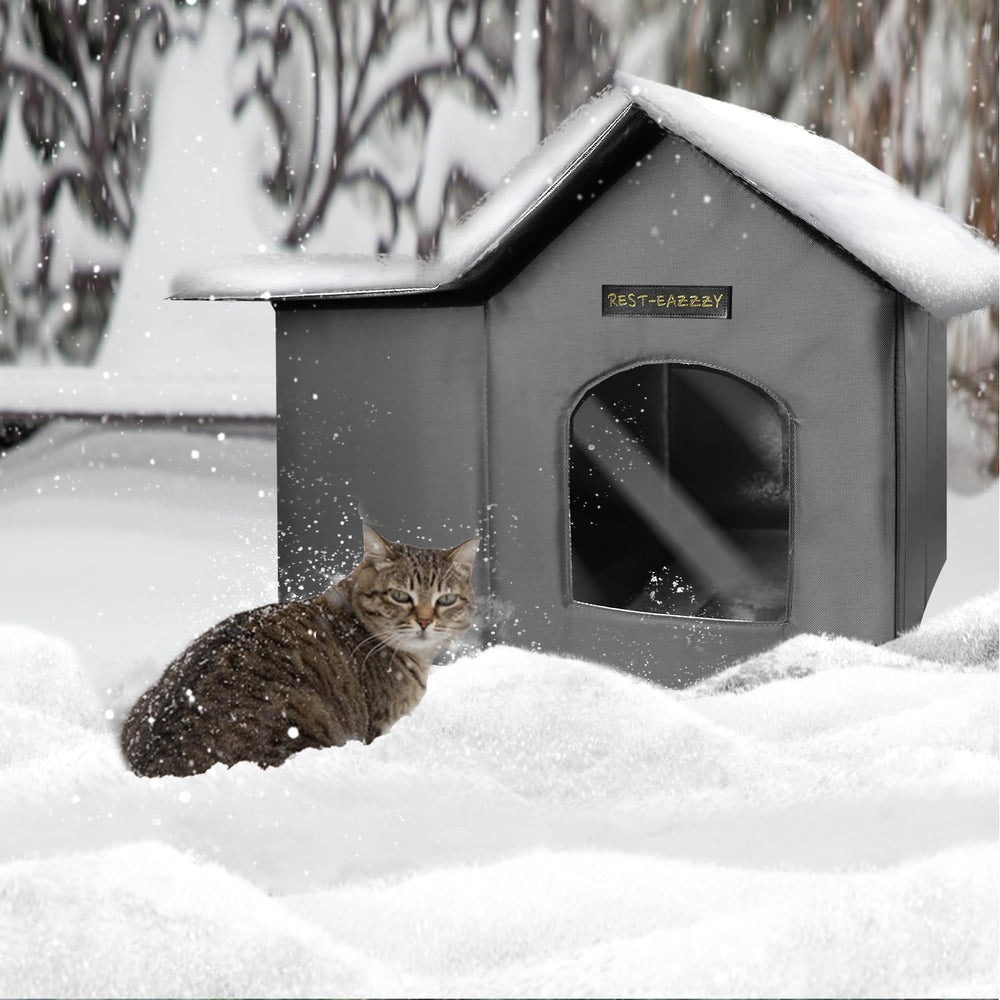 Rest-Eazzzy outdoor cat house quick and simple to assemble in minutes.