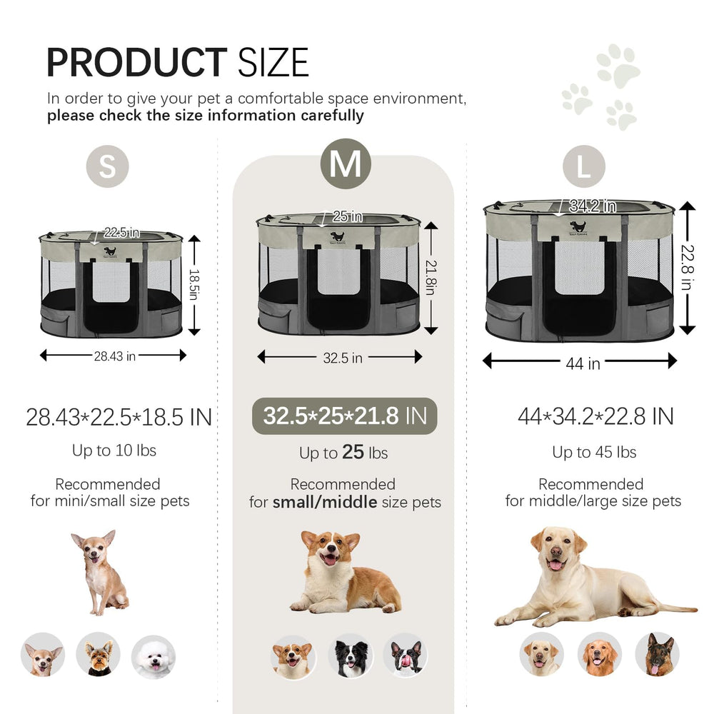Rest-Eazzzy puppy playpen doors provide easy pet access for playtime.