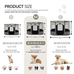 Rest-Eazzzy puppy playpen doors provide easy pet access for playtime.