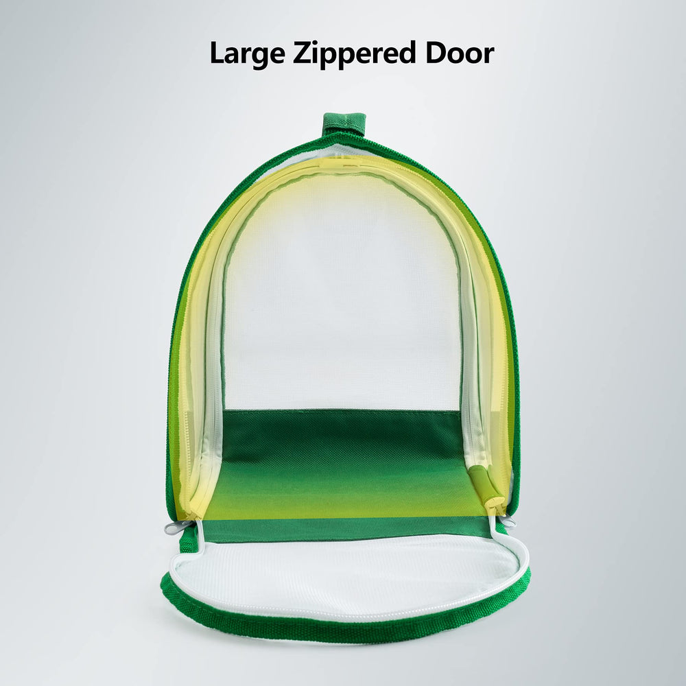 RESTCLOUD bug terrarium with zippered door provides easy access for feeding and maintenance