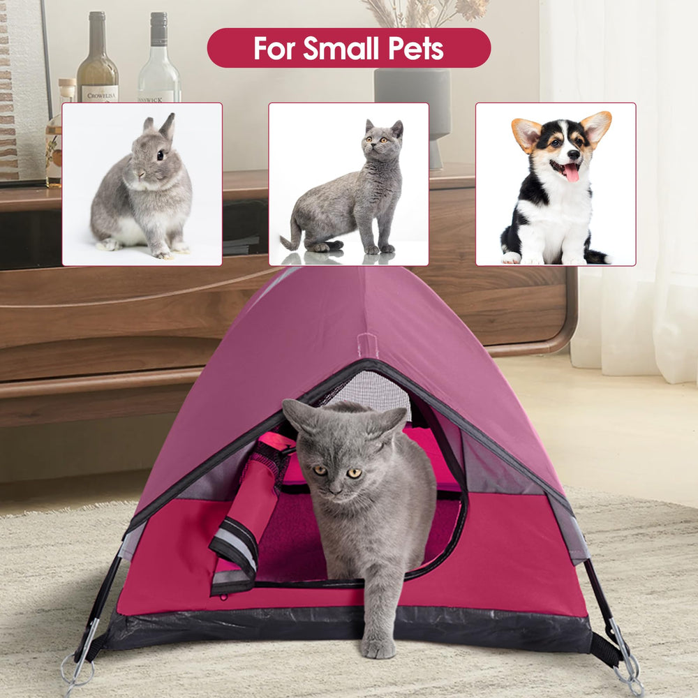 RESTCLOUD cat tent interior features microfiber fleece for soft, comfy lounging